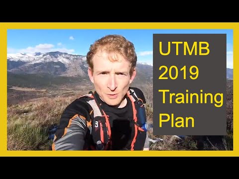 UTMB 2019 - Training Plan Structure
