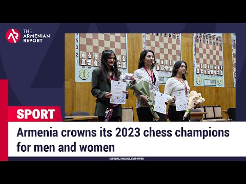 Armenia crowns its 2023 chess champions for men and women