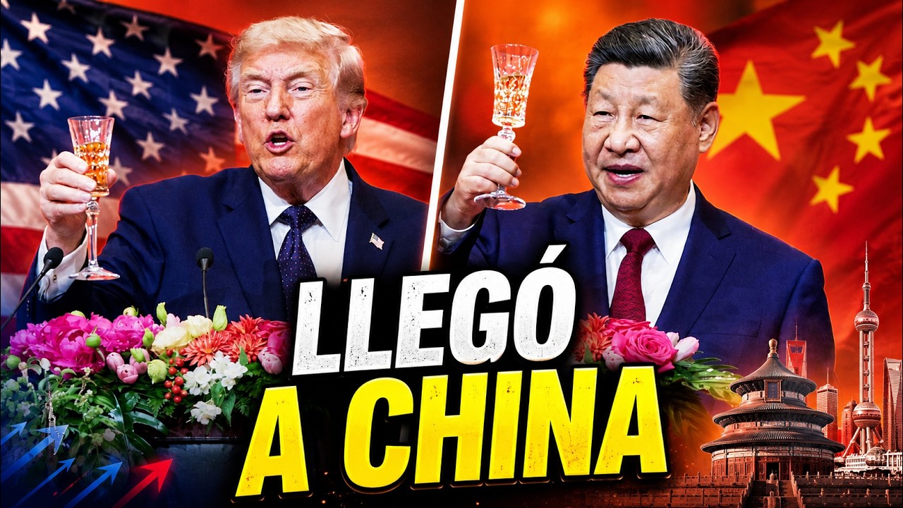 Donald Trump YA ESTA EN CHINA