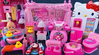 Download lagu 13 Minutes Satisfying with Unboxing Barbie Princess Bed ＆ Wardrobe Collection Toys Review | ASMR mp3