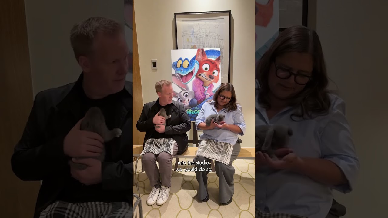 Quick Bunny Break with the Zootropolis 2 Cast!