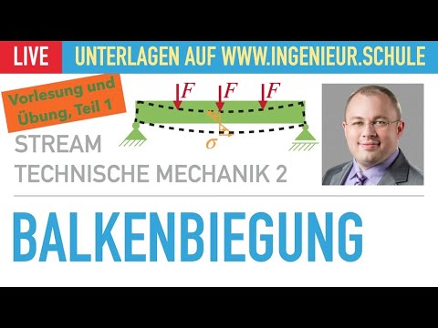 Balkenbiegung Vorlesung und Übung – Elastostatik – Technische Mechanik 2