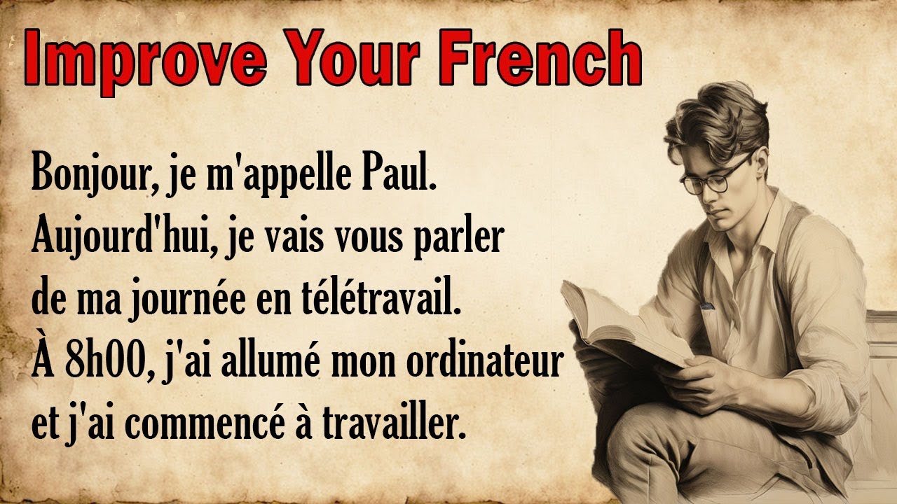 Learn French Pronunciation | Learn French with a short story for Beginners (A1-A2)