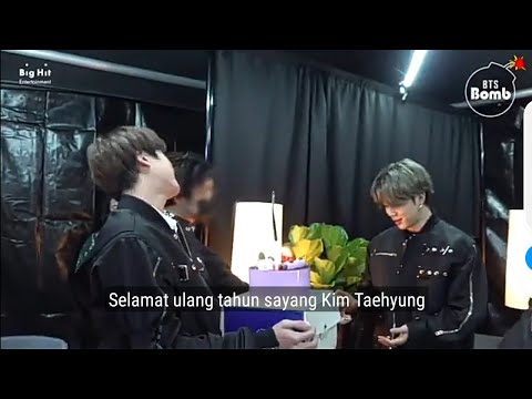 [Sub Indo] BTS (BANGTAN BOMB) Surprise Birthday Party for V | kejutan ulang tahun V
