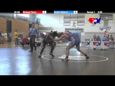 2012 Univ. WTT: 96 KG - Richard Perry (Husky WC) vs. Dustin Kilgore (Sunkist Kids)