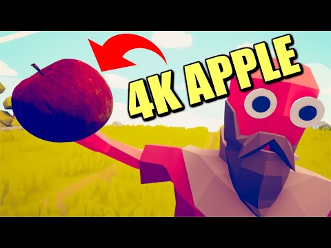 4K Apple Thrower Army vs Every Faction - Totally Accurate Battle Simulator TABS