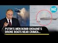 Putin's Navy Blows Up Four Ukrainian Drone Boats Near Crimea; 225 Ukrainian Troops Killed In Kharkiv