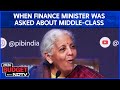 Nirmala Sitharaman S Epic Reaction On Middle Class Question In Post Budget PC