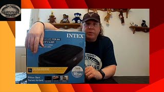 Intex Pillow Rest Raised Airbed with Built-in Pillow and Electric Pump (product reviews)