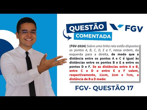 QUAL A DISTÂNCIA PEDIDA? NÃO É TÃO SIMPLES QUANTO PARECE! | Q-17 | BANCA FGV