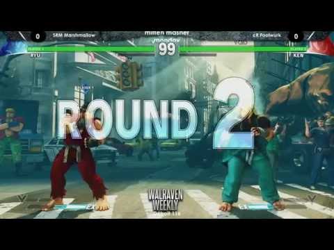 SFV: MMM Grand Finals SRM|Marshmallow (Ryu) vs CR Footwurk (Ken)