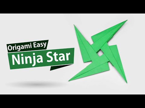 Origami Shuriken Origami Ninja Star Tutorial