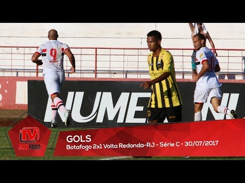 GOLS: Botafogo 2x1 Volta Redonda-RJ - Série C - 30/07/2017
