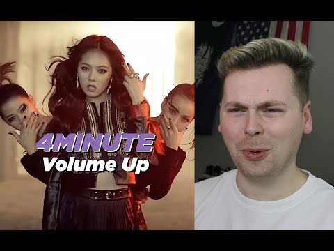 PUMP IT UP (4MINUTE - 'Volume Up' (Official Music Video) Reaction)