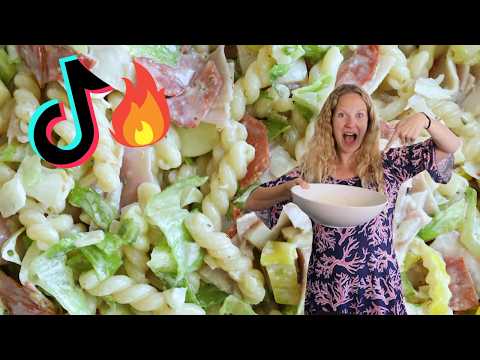 TikTok Viral Italian Grinder Pasta Salad