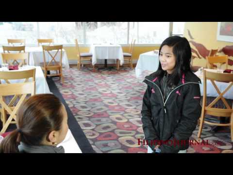 Maria Aragon signing "Part of your World" for Lea Salonga