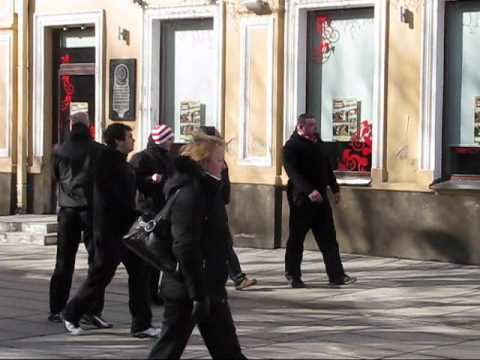 Lenkijos rinktinės sirgaliai Kaune