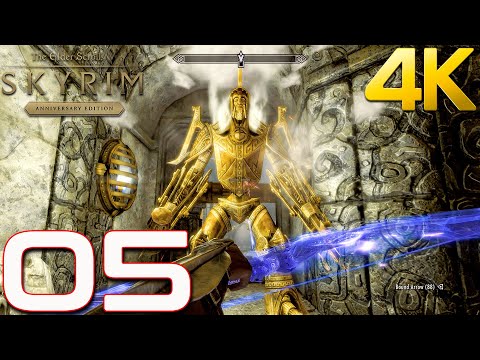 Skyrim Anniversary Edition Gameplay Walkthrough part 5 [4K 60FPS PC] No Commentary