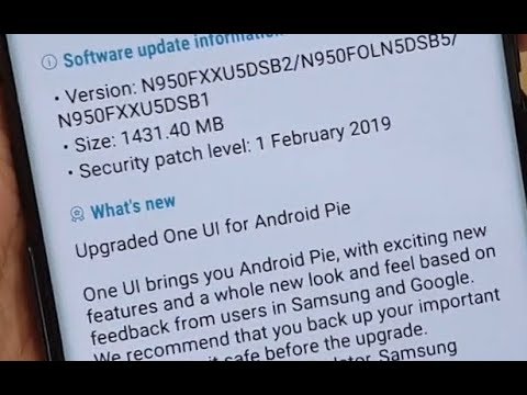 Galaxy Note 8: How to Update Software to Android Pie 9