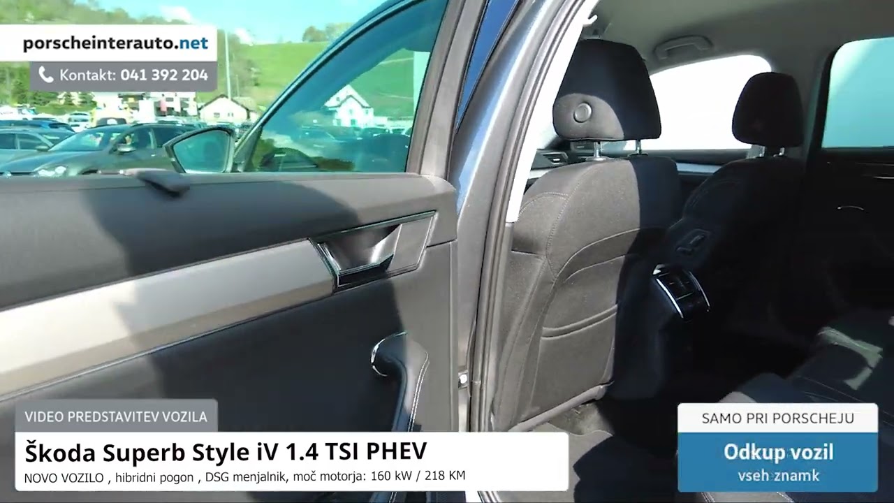 Škoda Superb Style iV 1.4 TSI PHEV DSG - VOZILO NA ZALOGI
