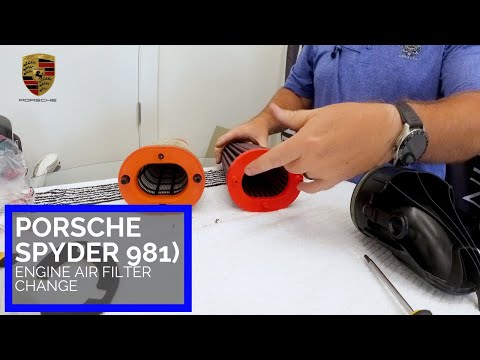 981 Porsche Spyder/Boxster/Cayman Engine Air Filter Replacement (BMC FIlter)