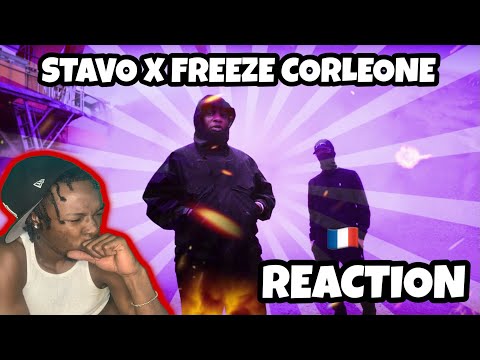 AMERICAN REACTS TO FRENCH DRILL RAP! STAVO FT. FREEZE CORLEONE (667) - REUNION | ENGLISH SUBTITLES