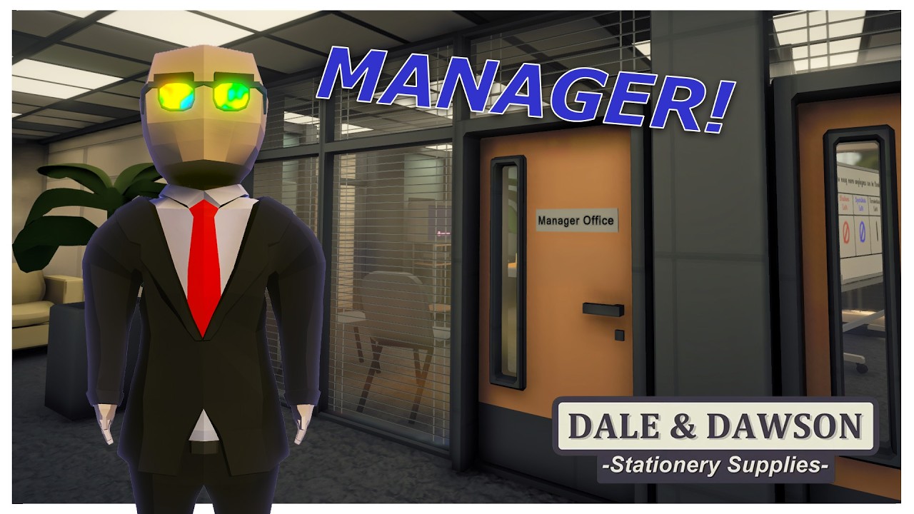 I'm The Manager Now in Dale & Dawson Stationery Supplies
