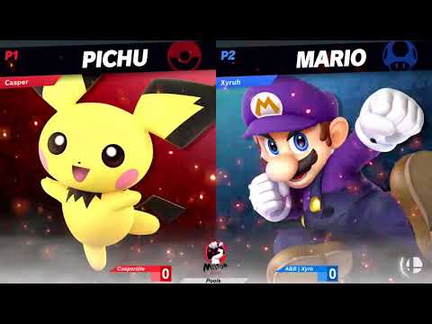 Milton Monthly #2 - MiltonFGC | Casperdile (Pichu) vs ABB | Xyro (Pokemon Trainer/Mario) Pools