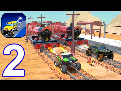 Towing Race - Gameplay Walkthrough Part 2 All Levels 13 - 26 Tank vs Train (Android, iOS)