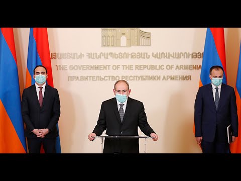 ՈՒՂԻՂ. Նիկոլ Փաշինյանի, Տիգրան Ավինյանի ու Արսեն Թորոսյանի բրիֆինգը՝ պարետատան նիստից հետո