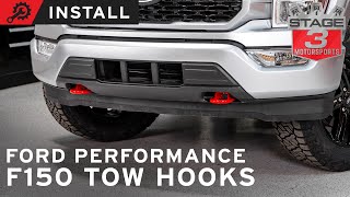 Ford Performance Tow Hooks Install / 2015-2022 F-150
