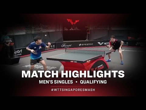 Chua Josh Shao Han vs Bence Majoros | MS | Singapore Smash 2022 (Qual)