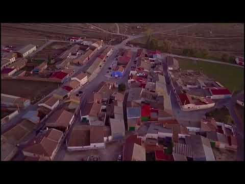 Vista aérea Narros de  Saldueña (provincia de Avila)