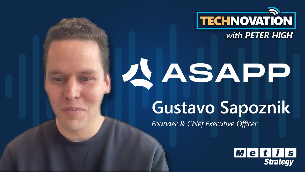 ASAPP CEO Gustavo Sapoznik | Technovation 846 - YouTube