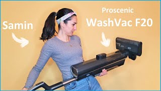 Proscenic WashVac F20 Test : Günstiger Nasssauger mit Wechselakku, Sensor Automatic, Selbstreinigung