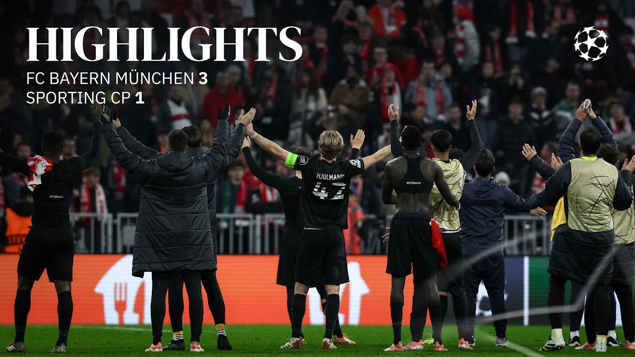 FC Bayern München 3 - 1 Sporting Clube de Portugal highlights