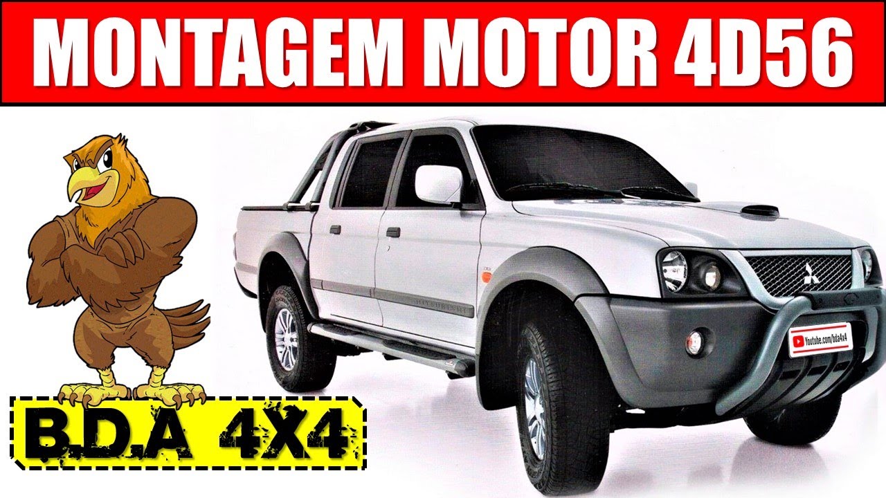 EP. 533 // Mitsubishi L200 SPORT OUTDOOR: POR QUE ESQUENTA? Montagem Completa do MOTOR 4D56