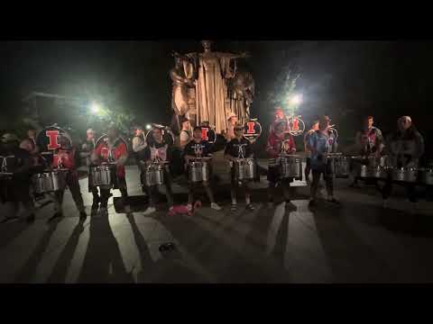 Fighting Illini Drumline hype night!