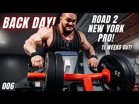 Nick Walker | ROAD 2 NY PRO! | 11 WEEKS OUT | BACK DAY