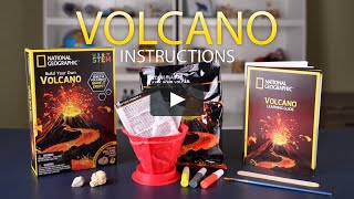 NATIONAL GEOGRAPHIC | Build Your Own Volcano (instructions)