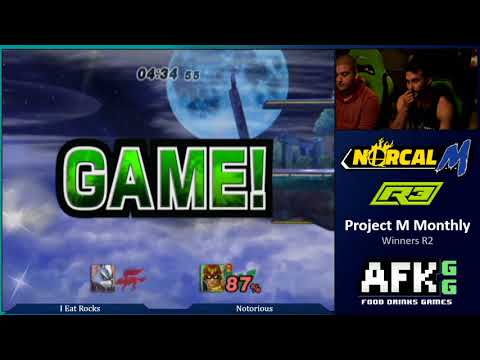AFK Monthly - Notorious (Captain Falcon) vs I Eat Rocks (Wolf) - Winners R2
