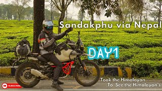 Kolkata to Pashupatinagar in 19 Hours, India to Nepal Bike Ride🏍️ #himalayan450