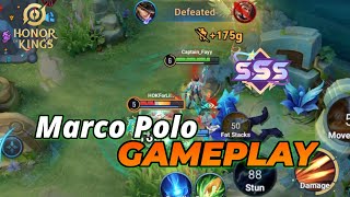 🔥 MARCO POLO OP GAMEPLAY| MAP CONTROL SSS | HONOR OF KINGS  🔥