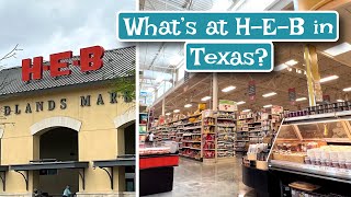 H-E-B in Texas what can you find in the Texan store HEB