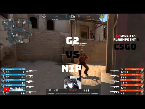 SEMI FINAL !! CSGO FlashPoint 3 - Day 16 - G2 vs NIP