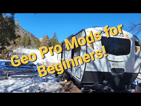 Rockwood Geo Pro Forest River Flagstaff E-Pro modifications for beginners!