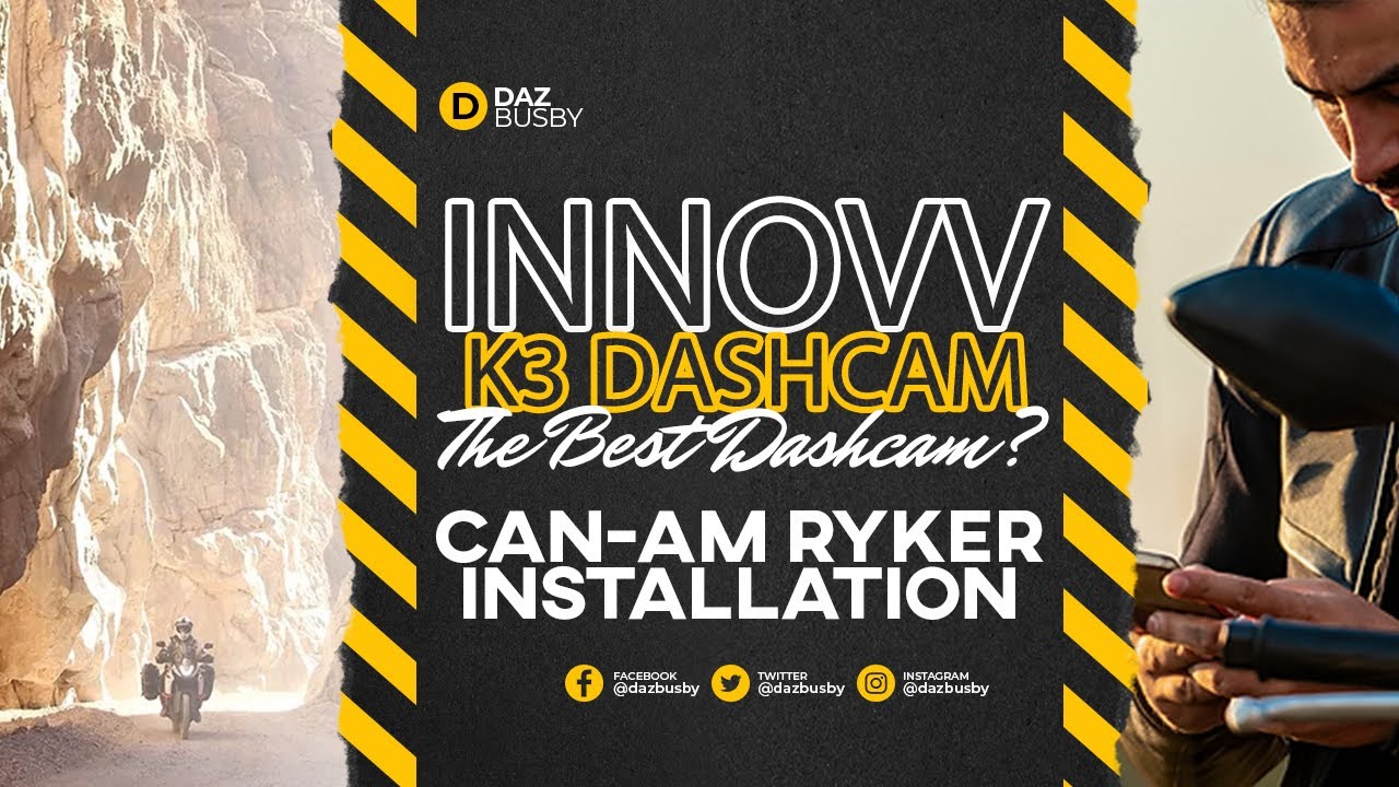 Installation of Innovv K3 DashCam on the Can-Am Ryker Trike