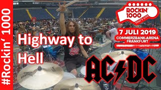 Highway to Hell - Rockin 1000 Frankfurt 2019 - AC/DC - Drum Cover