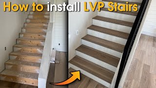 How to install LVP Stairs DIY