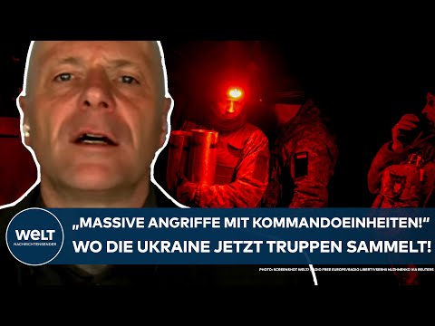 PUTINS KRIEG: "Massive Angriffe mit Kommandoeinheiten!" Wo die Ukrainer jetzt Truppen vorhalten